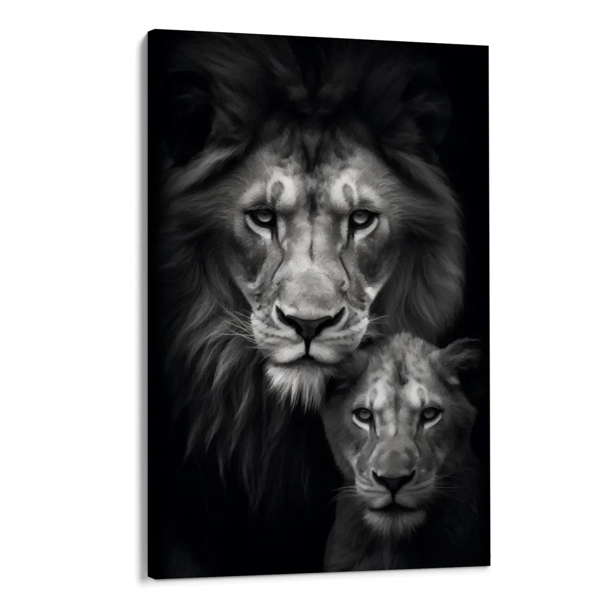 Quadro Stampa su Tela Re e principe - CupidoDesign