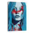 Quadro Stampa su Tela Red Ink - CupidoDesign