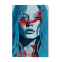Quadro Stampa su Tela Red Ink - CupidoDesign