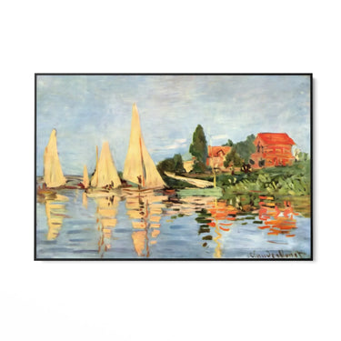 Quadro Stampa su Tela Regate ad Argenteuil - Claude Monet - CupidoDesign