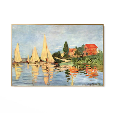 Quadro Stampa su Tela Regate ad Argenteuil - Claude Monet - CupidoDesign