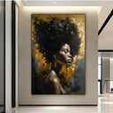 Quadro Stampa su Tela Regina Dorata - CupidoDesign