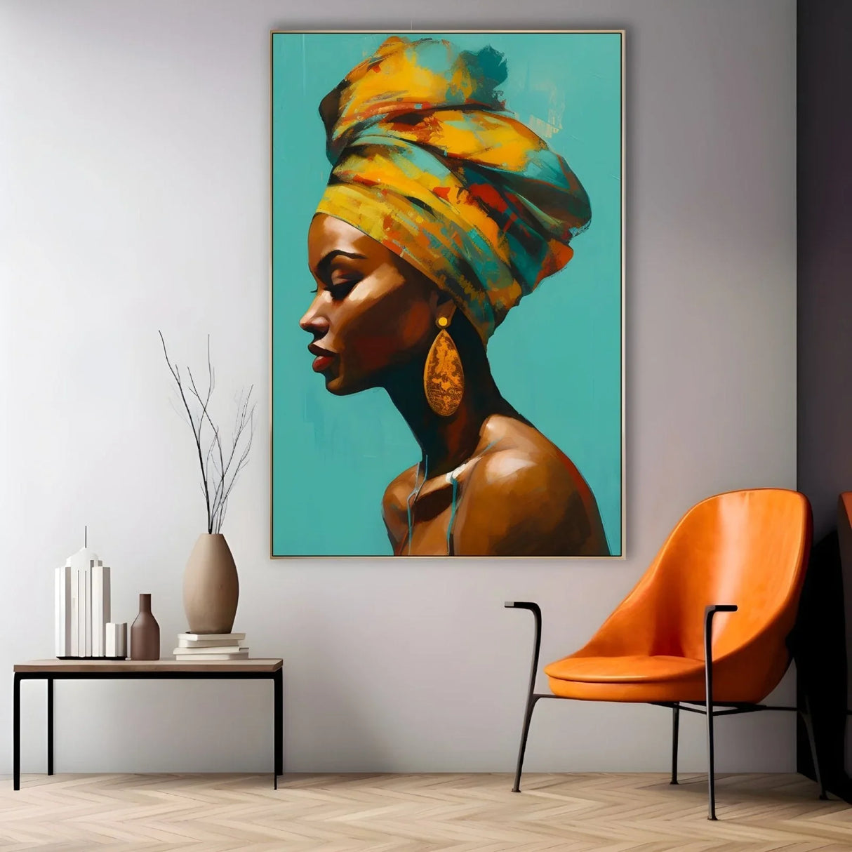 Quadro Stampa su Tela Ricomposizione Colorata - CupidoDesign