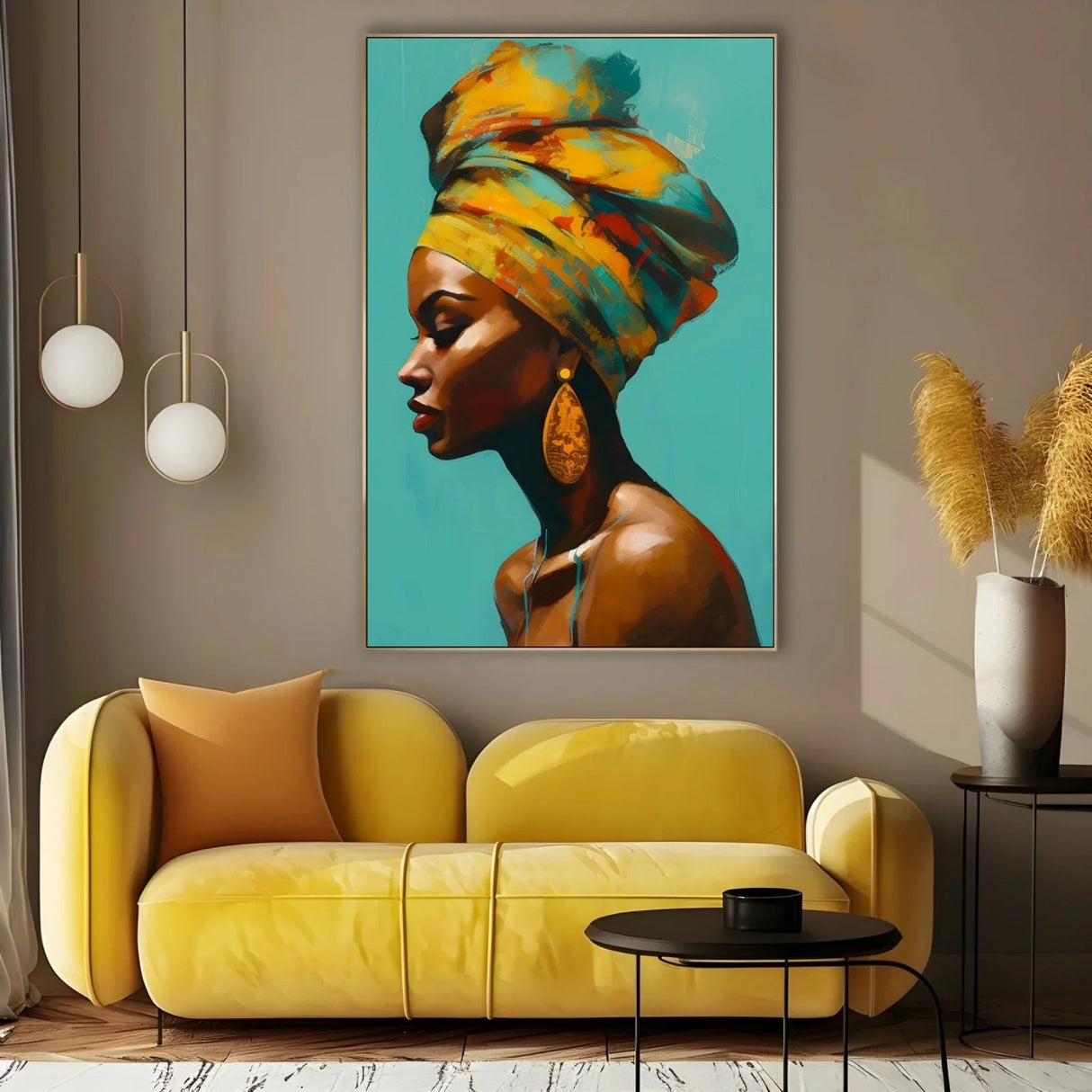 Quadro Stampa su Tela Ricomposizione Colorata - CupidoDesign