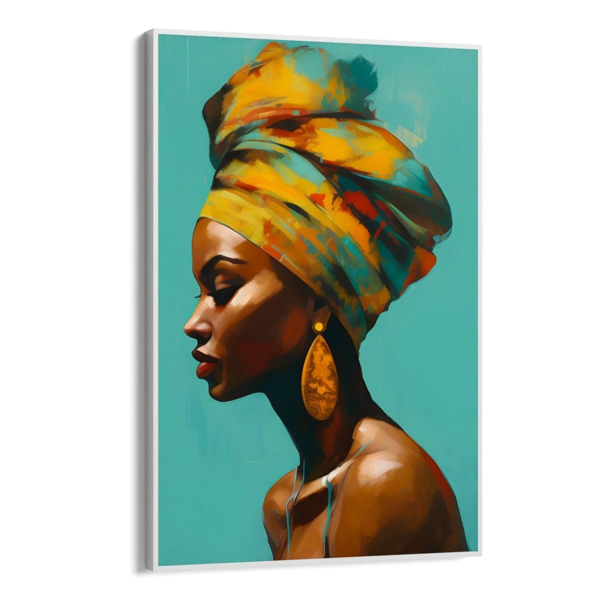 Quadro Stampa su Tela Ricomposizione Colorata - CupidoDesign