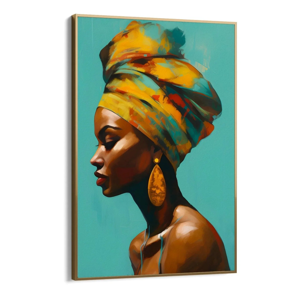 Quadro Stampa su Tela Ricomposizione Colorata - CupidoDesign