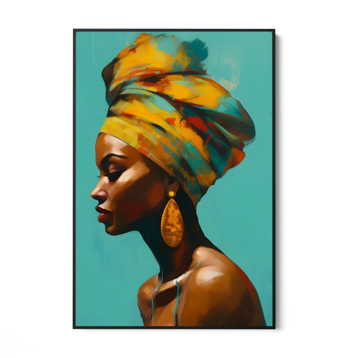 Quadro Stampa su Tela Ricomposizione Colorata - CupidoDesign