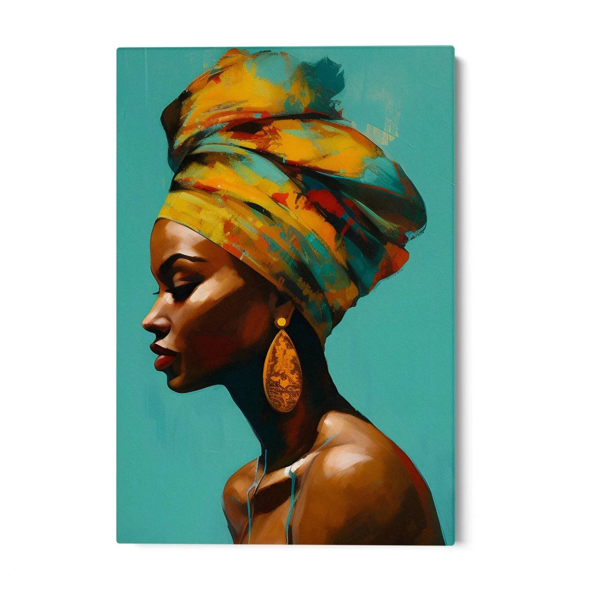Quadro Stampa su Tela Ricomposizione Colorata - CupidoDesign