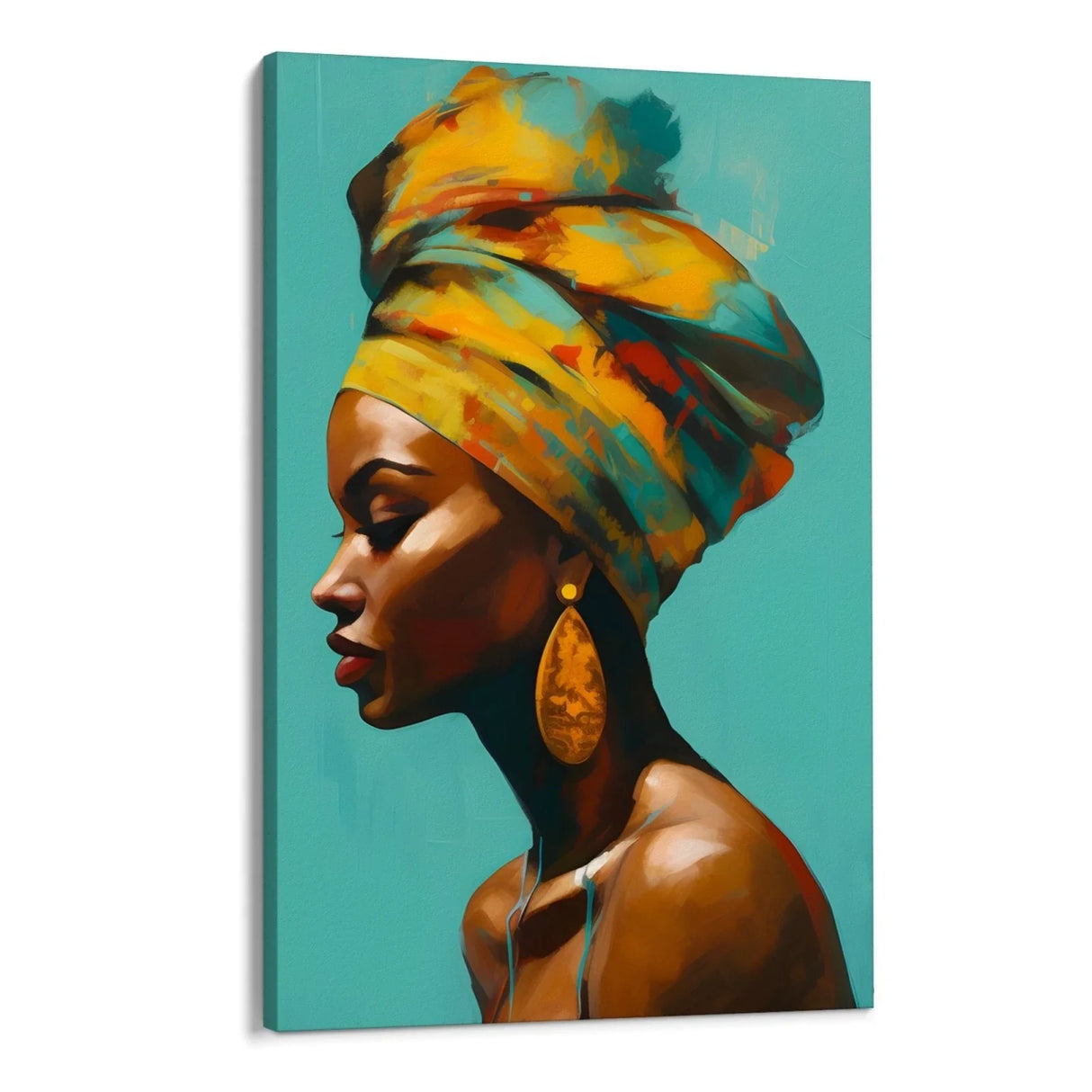 Quadro Stampa su Tela Ricomposizione Colorata - CupidoDesign