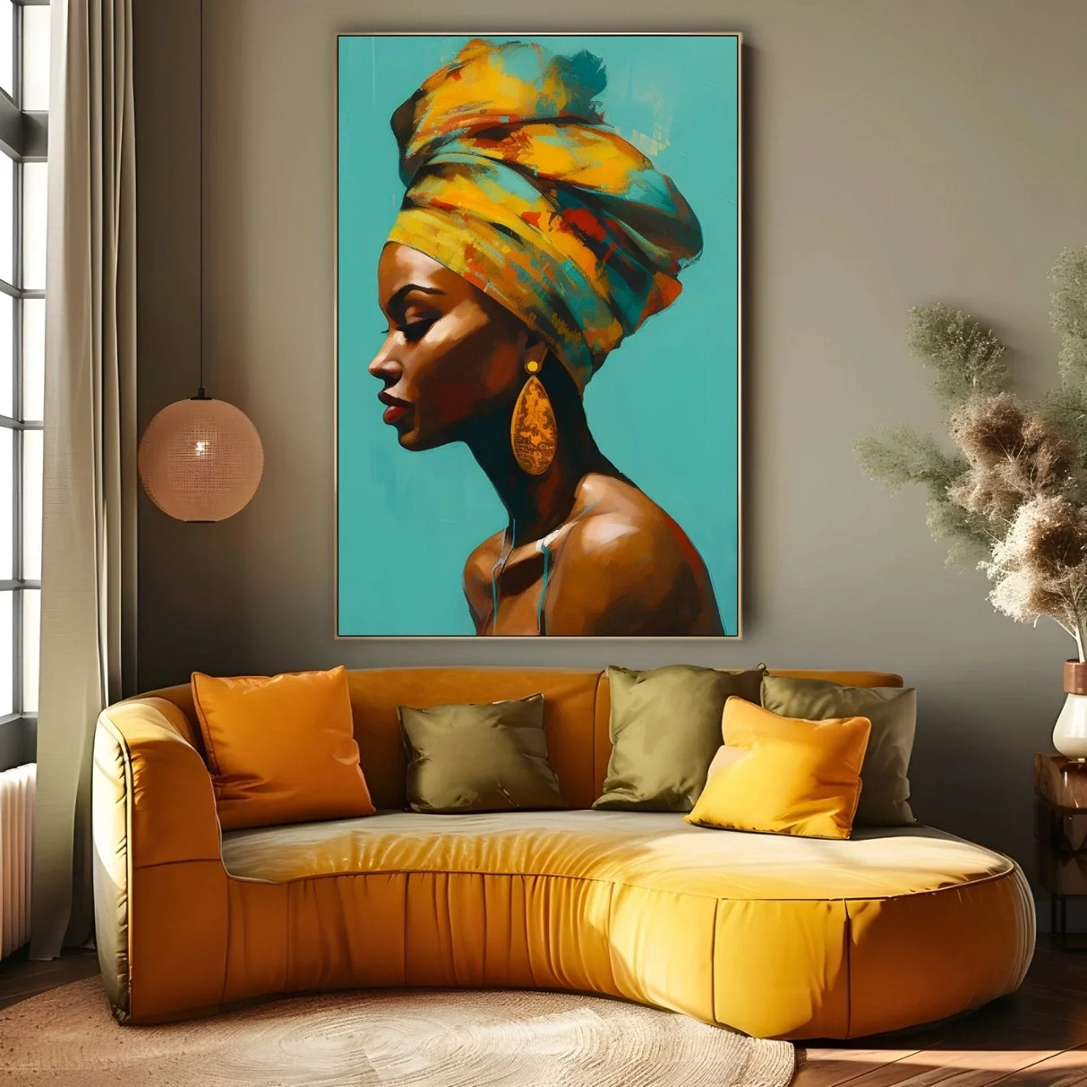 Quadro Stampa su Tela Ricomposizione Colorata - CupidoDesign