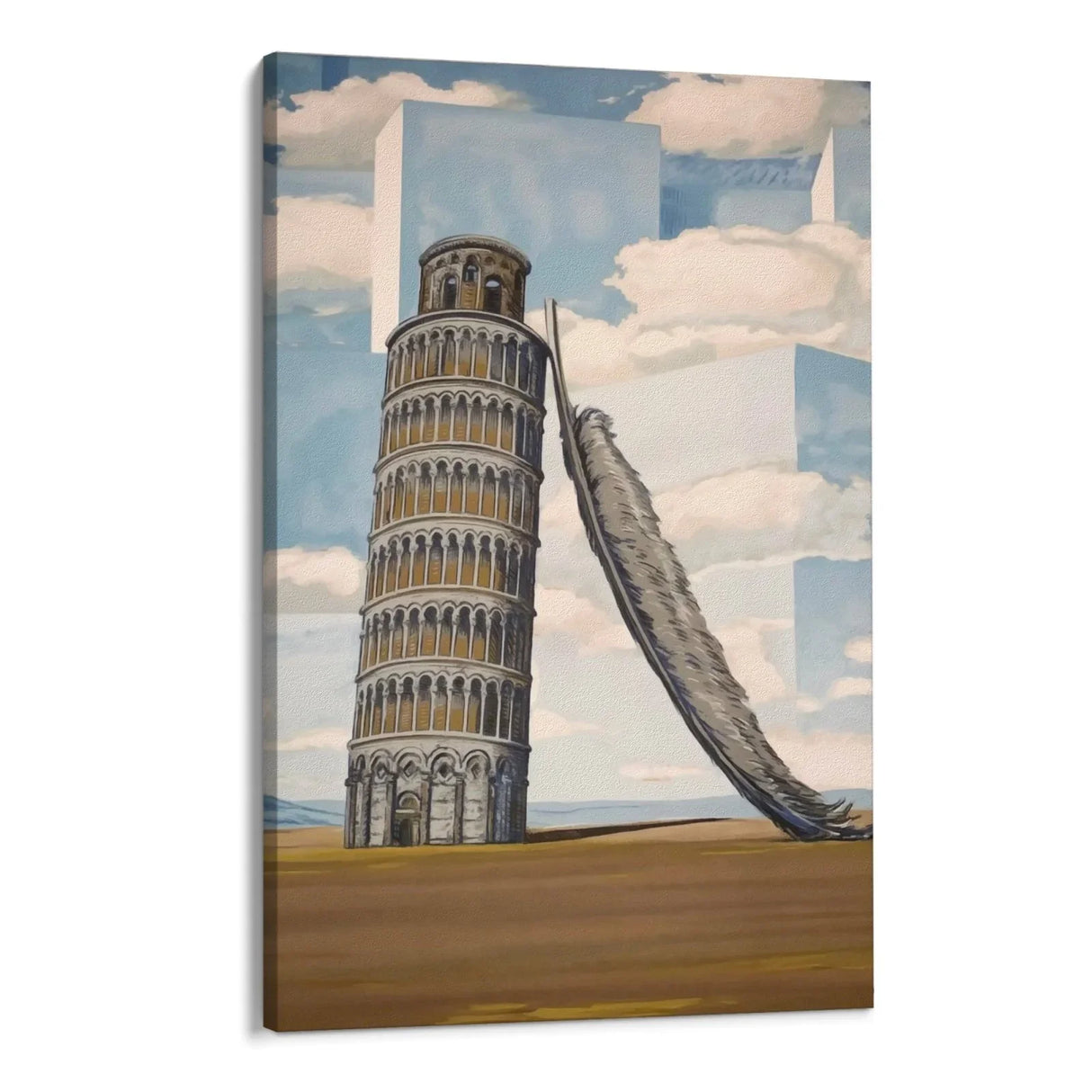 Quadro Stampa su Tela Ricordi di viaggio, Rene Magritte - CupidoDesign