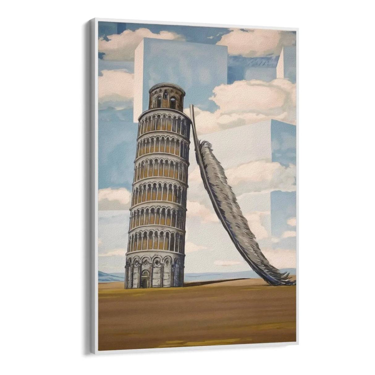 Quadro Stampa su Tela Ricordi di viaggio, Rene Magritte - CupidoDesign