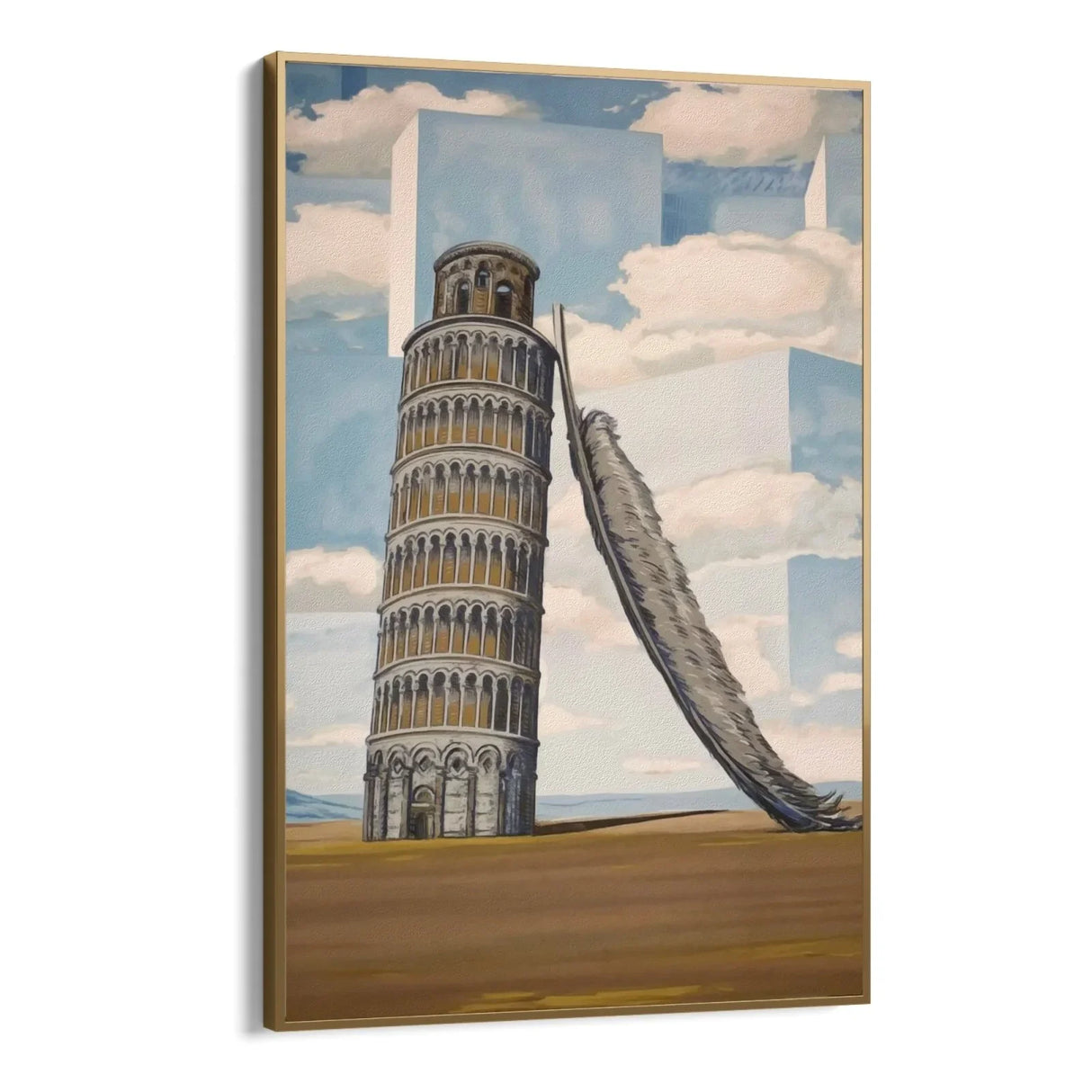 Quadro Stampa su Tela Ricordi di viaggio, Rene Magritte - CupidoDesign