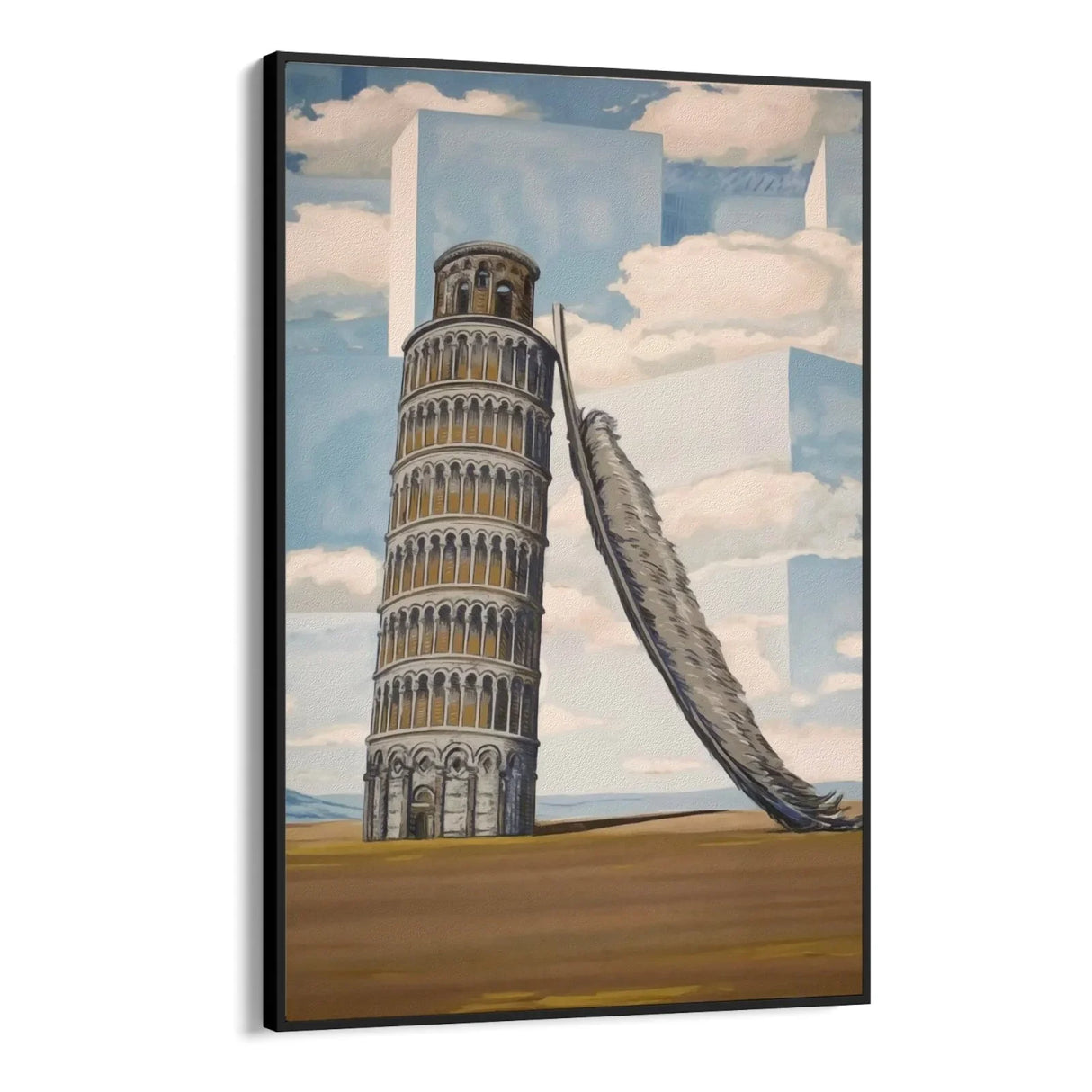 Quadro Stampa su Tela Ricordi di viaggio, Rene Magritte - CupidoDesign