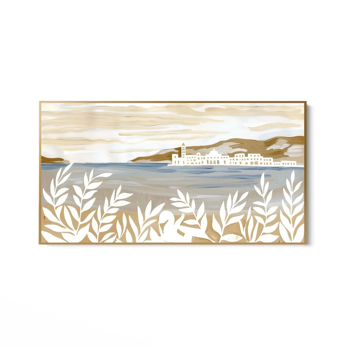 Quadro Stampa su Tela Riflessi di Alghero, Sardegna - CupidoDesign