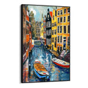 Quadro Stampa su Tela Riflessi di Amsterdam, Paesi Bassi - CupidoDesign
