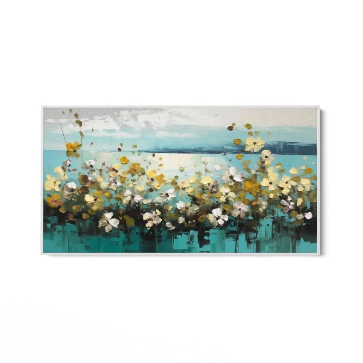 Quadro Stampa su Tela Riflessi di Fiori - CupidoDesign