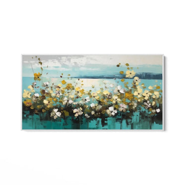 Quadro Stampa su Tela Riflessi di Fiori - CupidoDesign