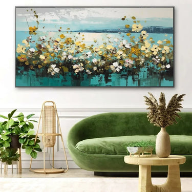 Quadro Stampa su Tela Riflessi di Fiori - CupidoDesign