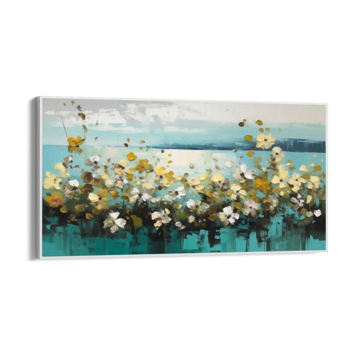 Quadro Stampa su Tela Riflessi di Fiori - CupidoDesign