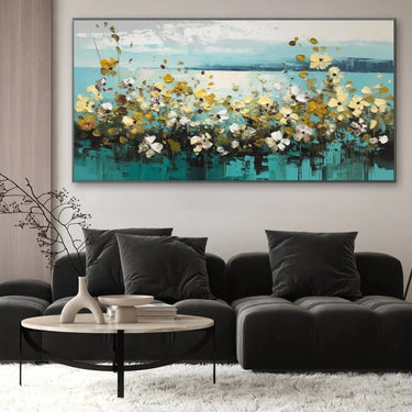 Quadro Stampa su Tela Riflessi di Fiori - CupidoDesign