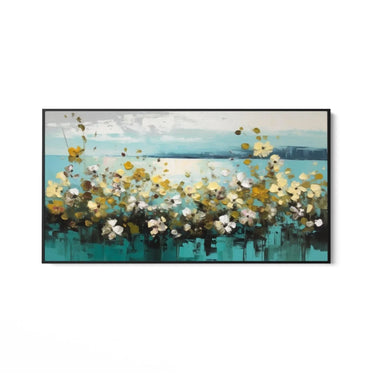 Quadro Stampa su Tela Riflessi di Fiori - CupidoDesign