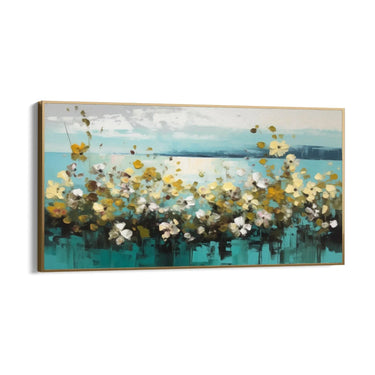 Quadro Stampa su Tela Riflessi di Fiori - CupidoDesign