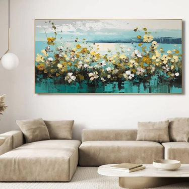 Quadro Stampa su Tela Riflessi di Fiori - CupidoDesign