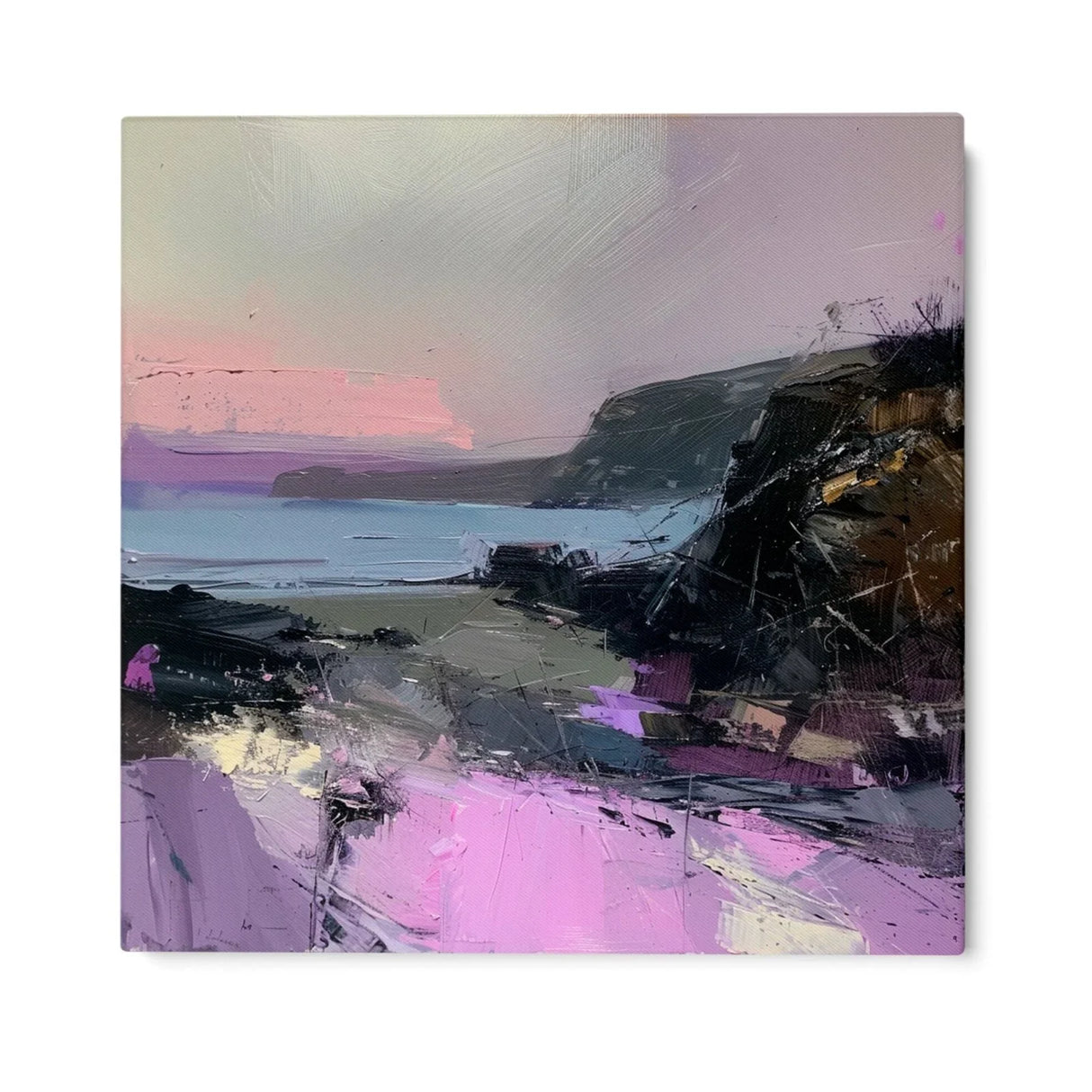 Quadro Stampa su Tela Riflessi di Lavanda - CupidoDesign