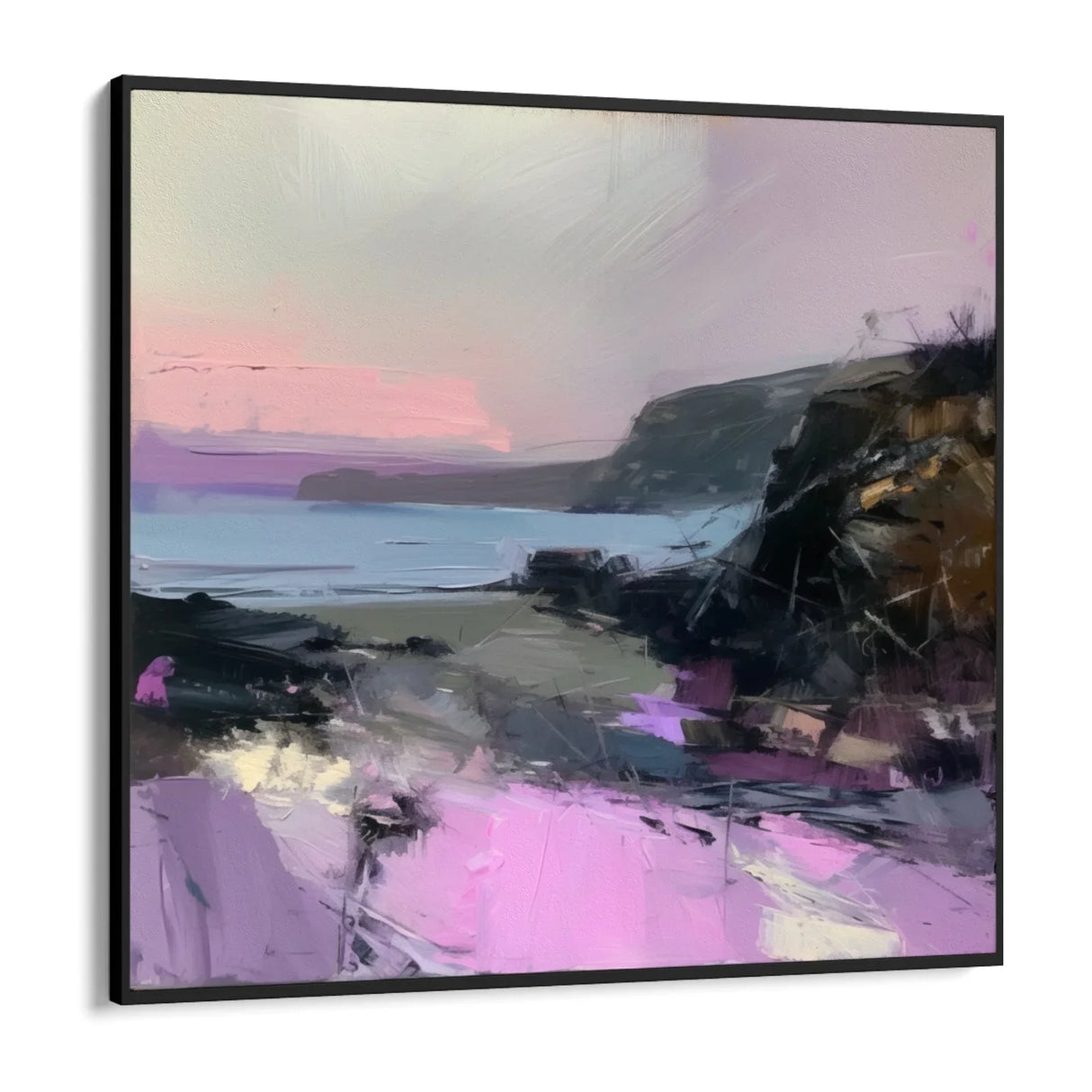 Quadro Stampa su Tela Riflessi di Lavanda - CupidoDesign