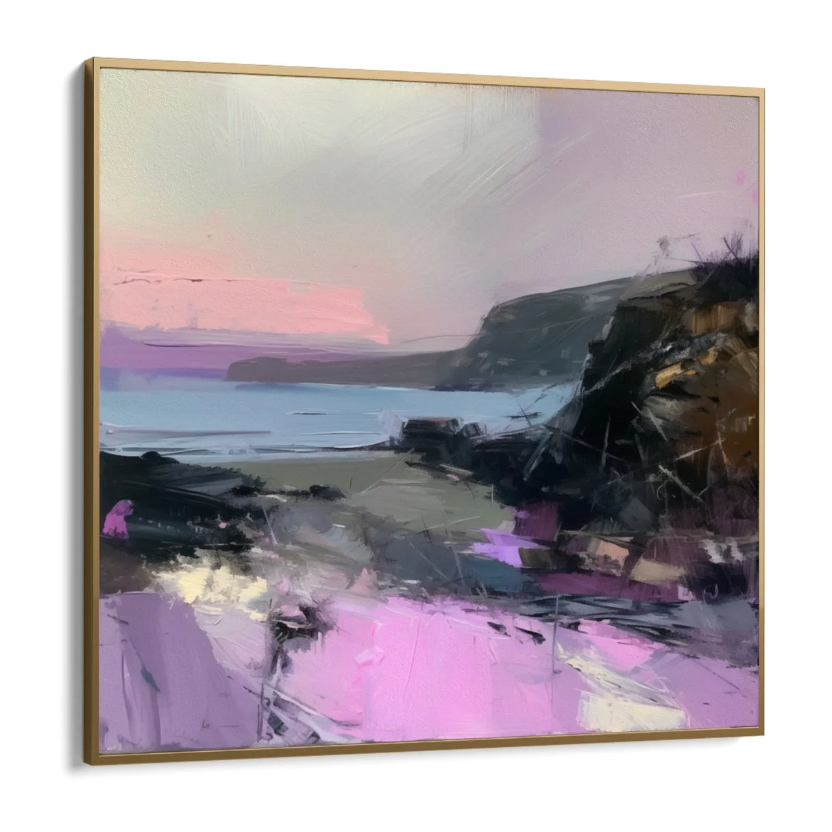 Quadro Stampa su Tela Riflessi di Lavanda - CupidoDesign