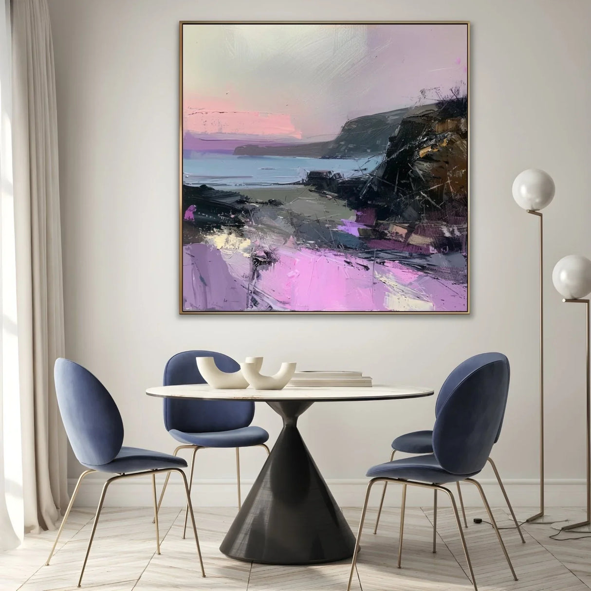 Quadro Stampa su Tela Riflessi di Lavanda - CupidoDesign
