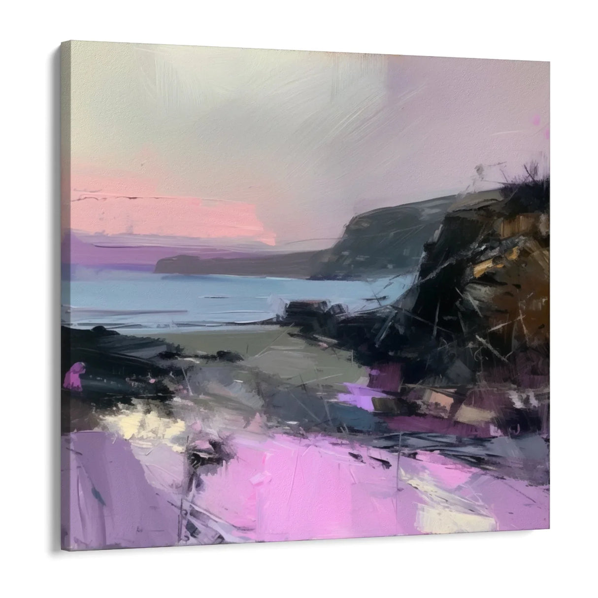 Quadro Stampa su Tela Riflessi di Lavanda - CupidoDesign
