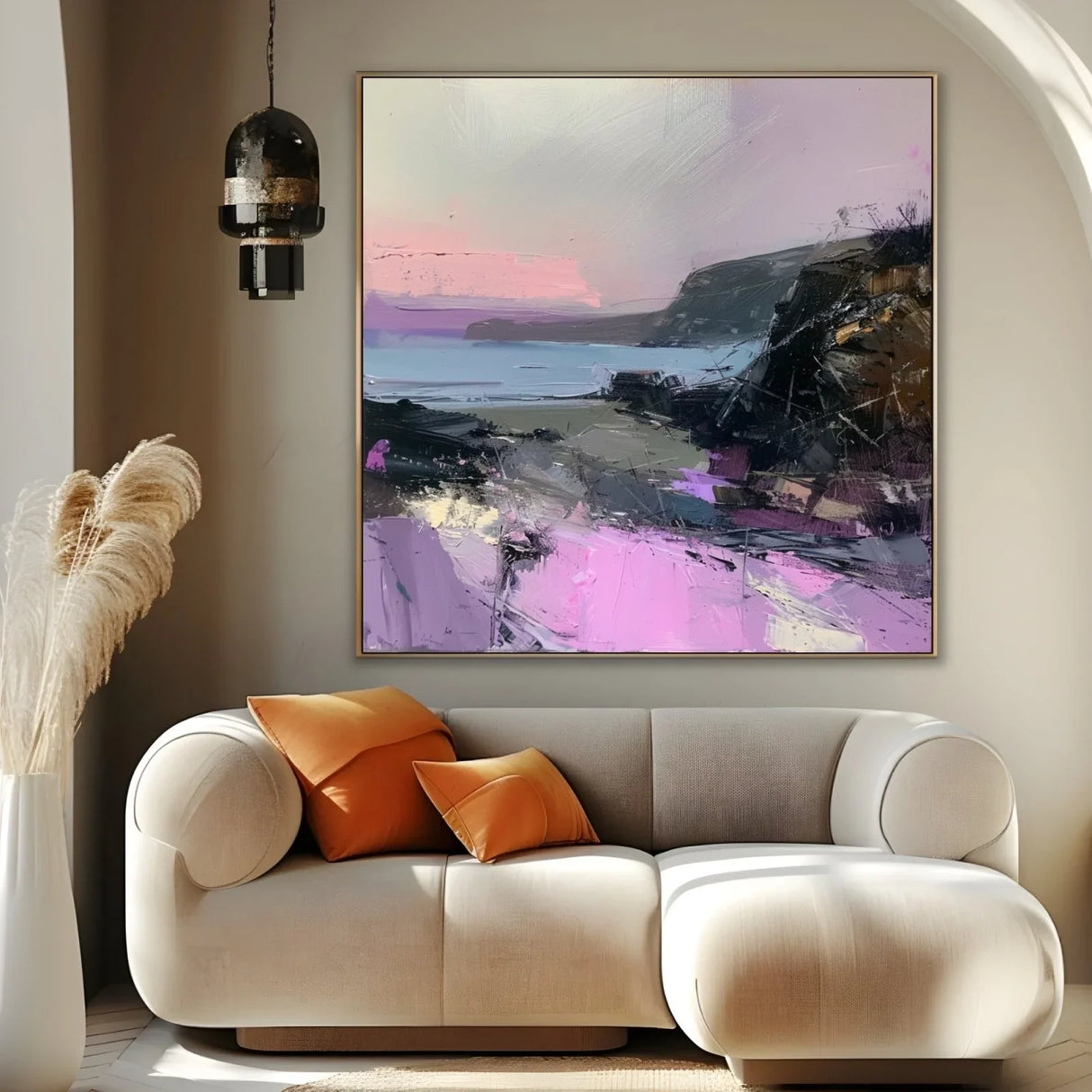 Quadro Stampa su Tela Riflessi di Lavanda - CupidoDesign
