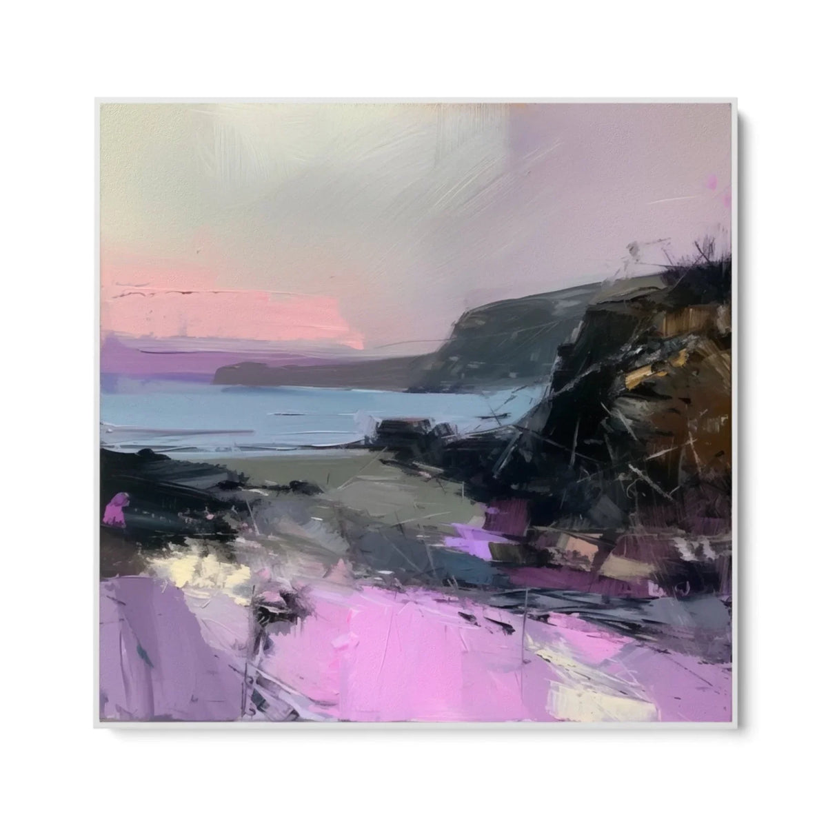 Quadro Stampa su Tela Riflessi di Lavanda - CupidoDesign