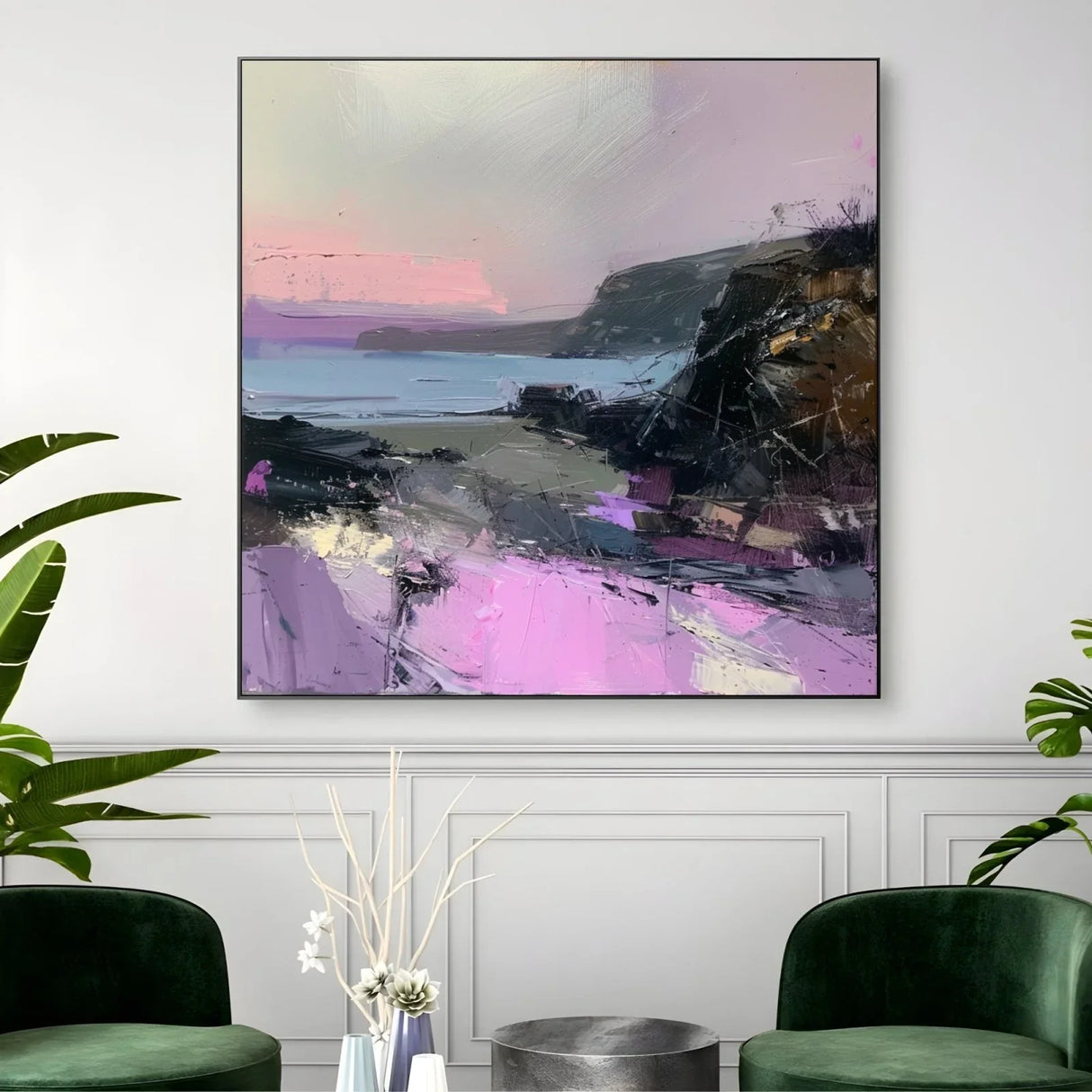 Quadro Stampa su Tela Riflessi di Lavanda - CupidoDesign
