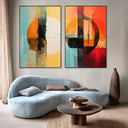 Quadro Stampa su Tela Riflessi Divergenti - CupidoDesign