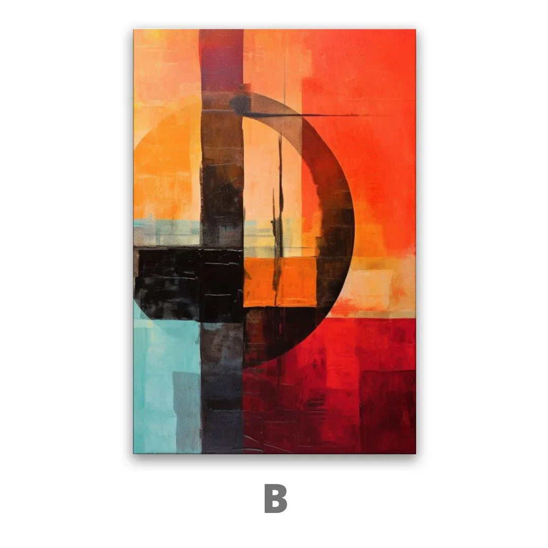 Quadro Stampa su Tela Riflessi Divergenti - CupidoDesign