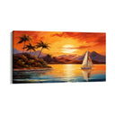 Quadro Stampa su Tela Riflessi Dorati sul Lago - CupidoDesign