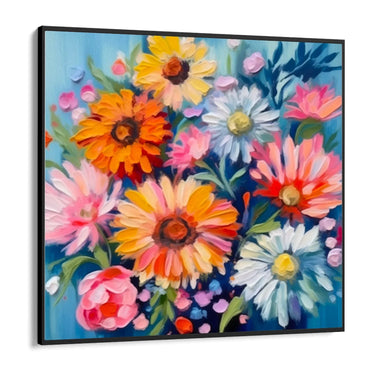 Quadro Stampa su Tela Riflessi Floreali - CupidoDesign