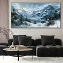 Quadro Stampa su Tela Riflessi Glaciali - CupidoDesign