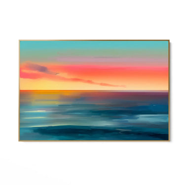 Quadro Stampa su Tela Riflessi oceanici - CupidoDesign