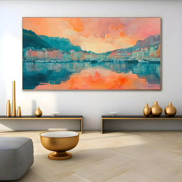 Quadro Stampa su Tela Riflessi sulla Laguna - CupidoDesign