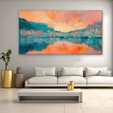 Quadro Stampa su Tela Riflessi sulla Laguna - CupidoDesign