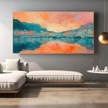 Quadro Stampa su Tela Riflessi sulla Laguna - CupidoDesign