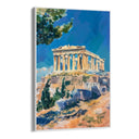 Quadro Stampa su Tela Riflessioni di Atene, Grecia - CupidoDesign