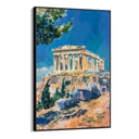 Quadro Stampa su Tela Riflessioni di Atene, Grecia - CupidoDesign