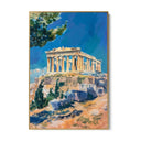 Quadro Stampa su Tela Riflessioni di Atene, Grecia - CupidoDesign