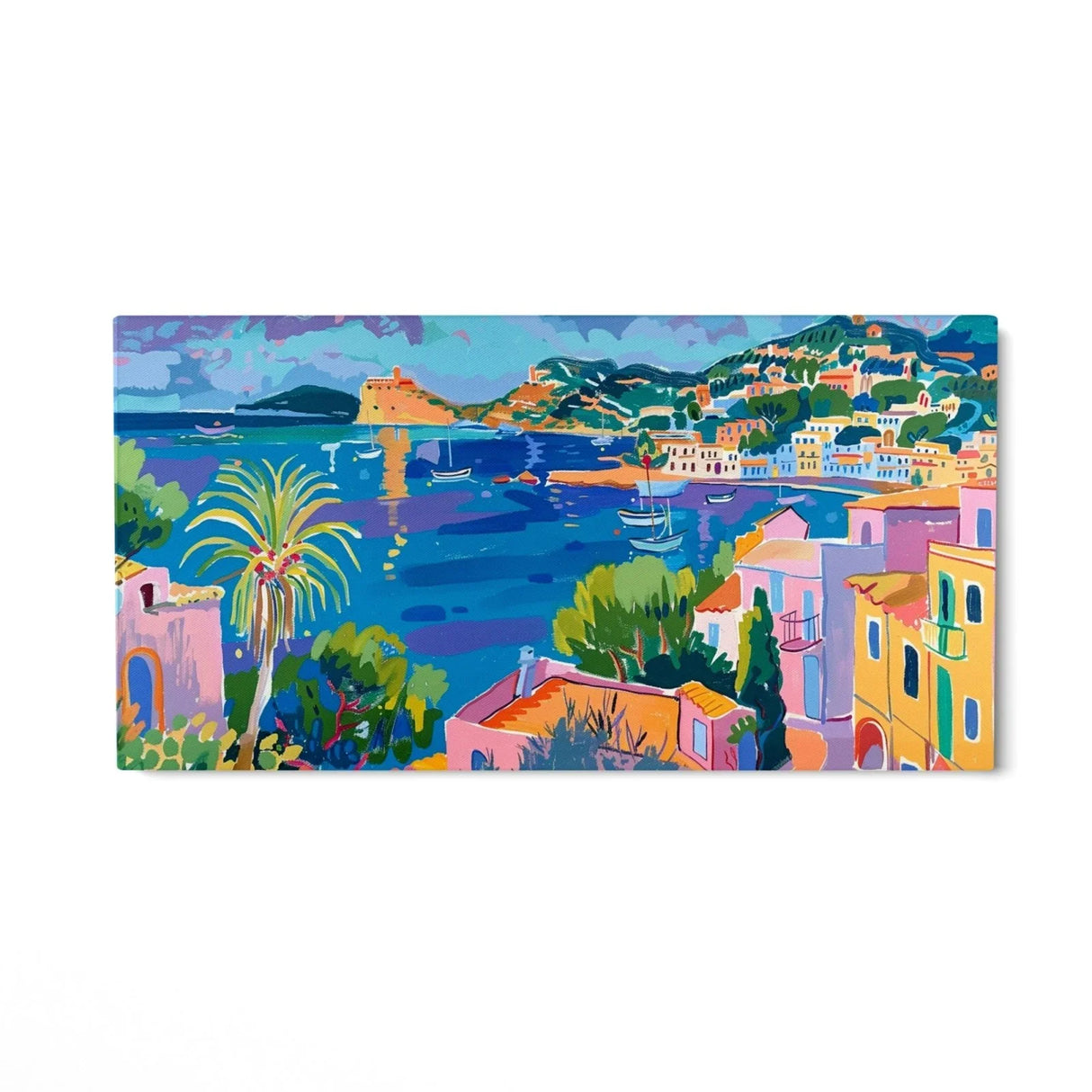 Quadro Stampa su Tela Riflessioni di Ibiza, Spagna - CupidoDesign