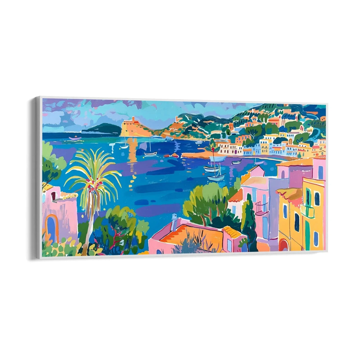 Quadro Stampa su Tela Riflessioni di Ibiza, Spagna - CupidoDesign